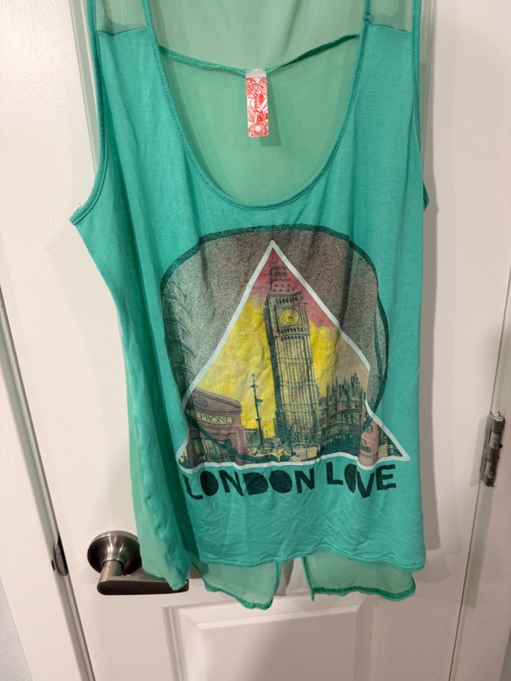 Croquet - London Love Tank Top - Teal